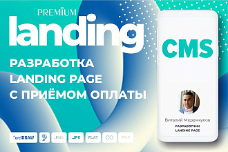 Разработка Landing Page с приёмом оплаты