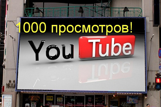 Организую живые просмотры на You tube
