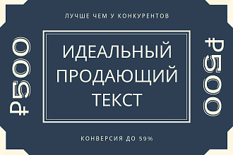 Идеальный продающий текст с гарантией