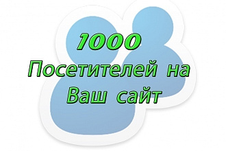 1000 посетителей