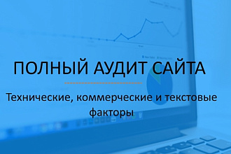 Профессиональный аудит сайта - технический, текстовый и коммерческий