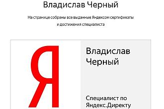 Настройка контекстной рекламы Я. Директ