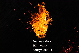 Анализ сайта+конкретные рекомендации+консультация