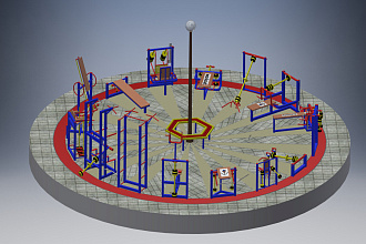 3D анимация работы, разборки предметов, спортивного оборудования