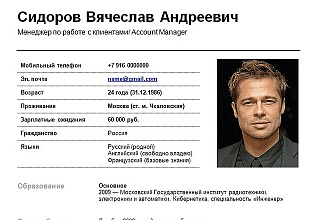 Напишу резюме