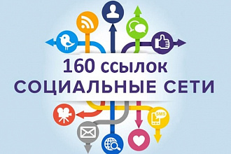 160 ссылок из соц. сетей на Ваш сайт, вручную