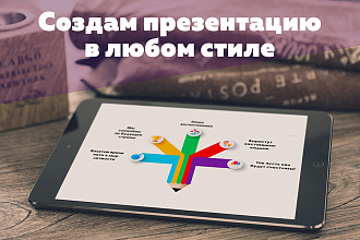 Создам презентацию в любом стиле