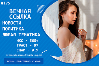 Ссылка с сайта городского портала, СМИ, политика. Любая тематика