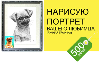 Нарисую портрет в ручной графике