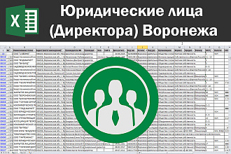 Соберу базу юридических лиц, директоров Воронежа