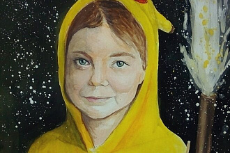 Нарисую тебе портрет в любой технике в traditional art или в digital