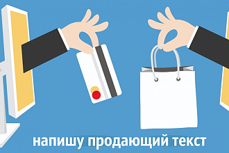 Напишу продающий текст на любую тему