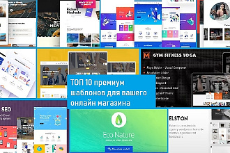 ТОП 10 премиум шаблонов для вашего онлайн магазина