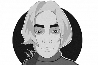 Нарисую портрет в стиле Black Art