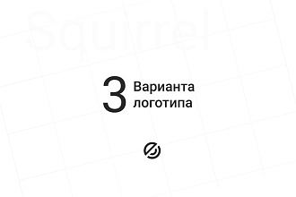 Разработка логотипа в 3-х вариантах
