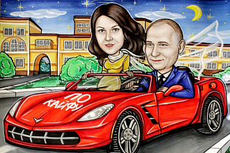 Нарисую портретный шарж
