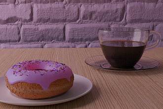 Создание 3D модели и композиции с рендером