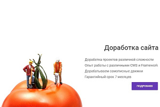 Доработка сайта