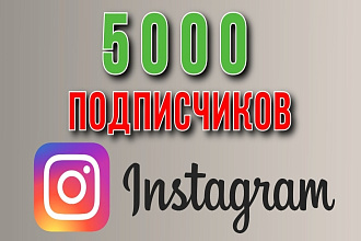 5000 подписчиков в Instagram + бонусы. Практичесски как живые люди