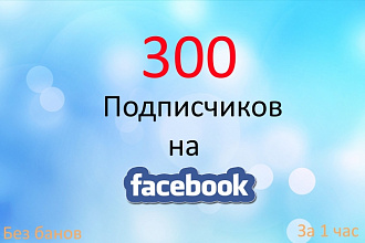 300 подписчиков на паблик в Фейсбук за 1 час