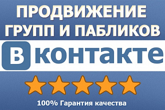 Продвижение групп и пабликов в Вконтакте. Раскрутка сообществ Vk