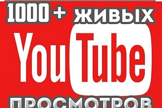 1000 качественных просмотров Ютуб