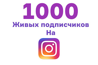 1000 ЖИВЫХ подписчиков в инстаграмм