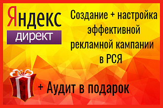 Настройка кампании в РСЯ. Качество + бесплатный бонус