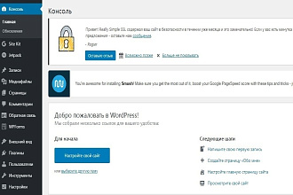 Настройка сайта на CMS Wordpress