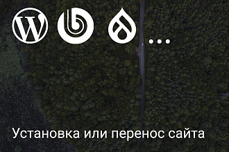 Установка или перенос сайта