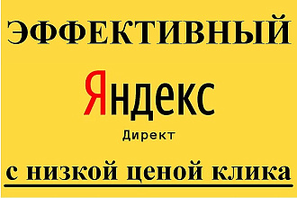 Эффективный Яндекс. Директ по низкой цене клика
