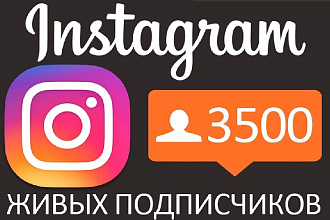 3500 подписчиков в Instagram