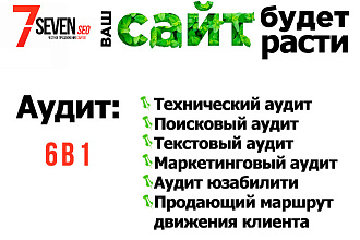 Ручной аудит сайта + анализ проблем продвижения и план их решения