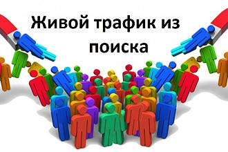 Живой трафик из поисковых систем Яндекс и Google
