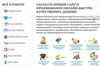 Две услуги в одной Сделаем Сайт-Визитку с полной оптимизацией