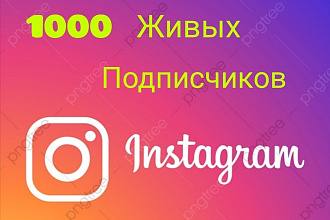1000 живых инстаграм подписчиков