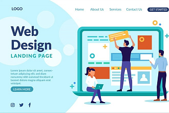 Создание адаптивного landing page из 4 блоков