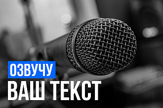 Профессиональная Озвучка Вашего Текста