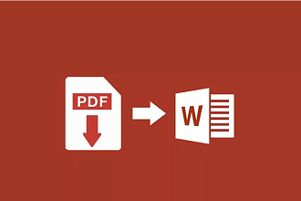 Редактирование PDF файлов, перевод из формата PDF в Word
