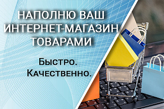 Наполнение интернет-магазина
