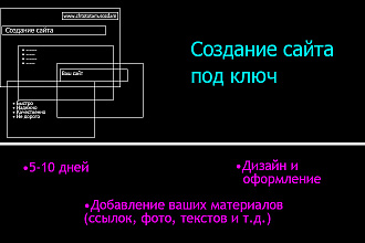 Создание и дизайн сайта