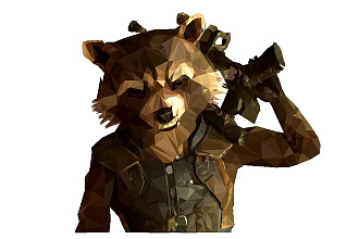 Рисую в стиле Low Poly