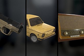 3D модель по вашим пожеланиям + развертка и текстурирование