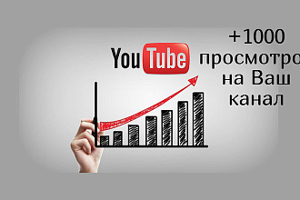 +1000 качественных просмотров видео на YouTube