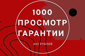 1000 просмотр гарантии