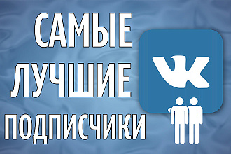 1100 живых подписчиков в паблик или группу ВК