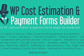 WP Cost Estimation Конструктор форм оплаты