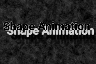 Сделаю рекламный ролик в стиле shape animation