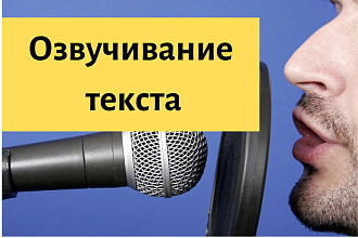 Озвучивание текста