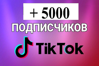 Подписчики Тик Ток 5000
